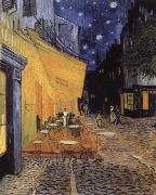 Vincent Van Gogh cafe terrace at the Place you forum in Arles in night oil painting reproduction